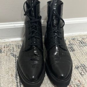 Fred Salvador Emi lug combat boot size 7